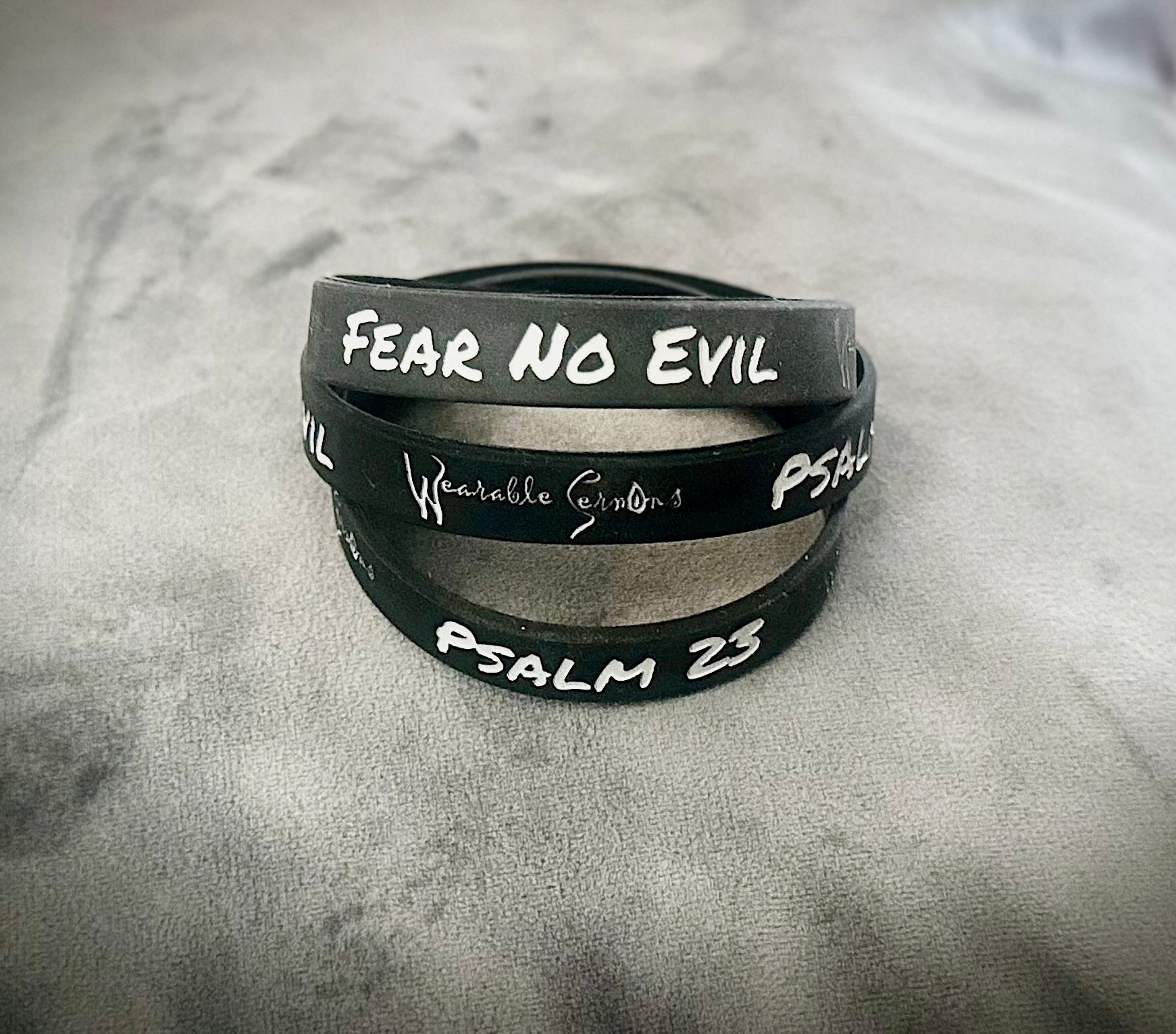 Fear No Evil - Black Wristband (1 each)