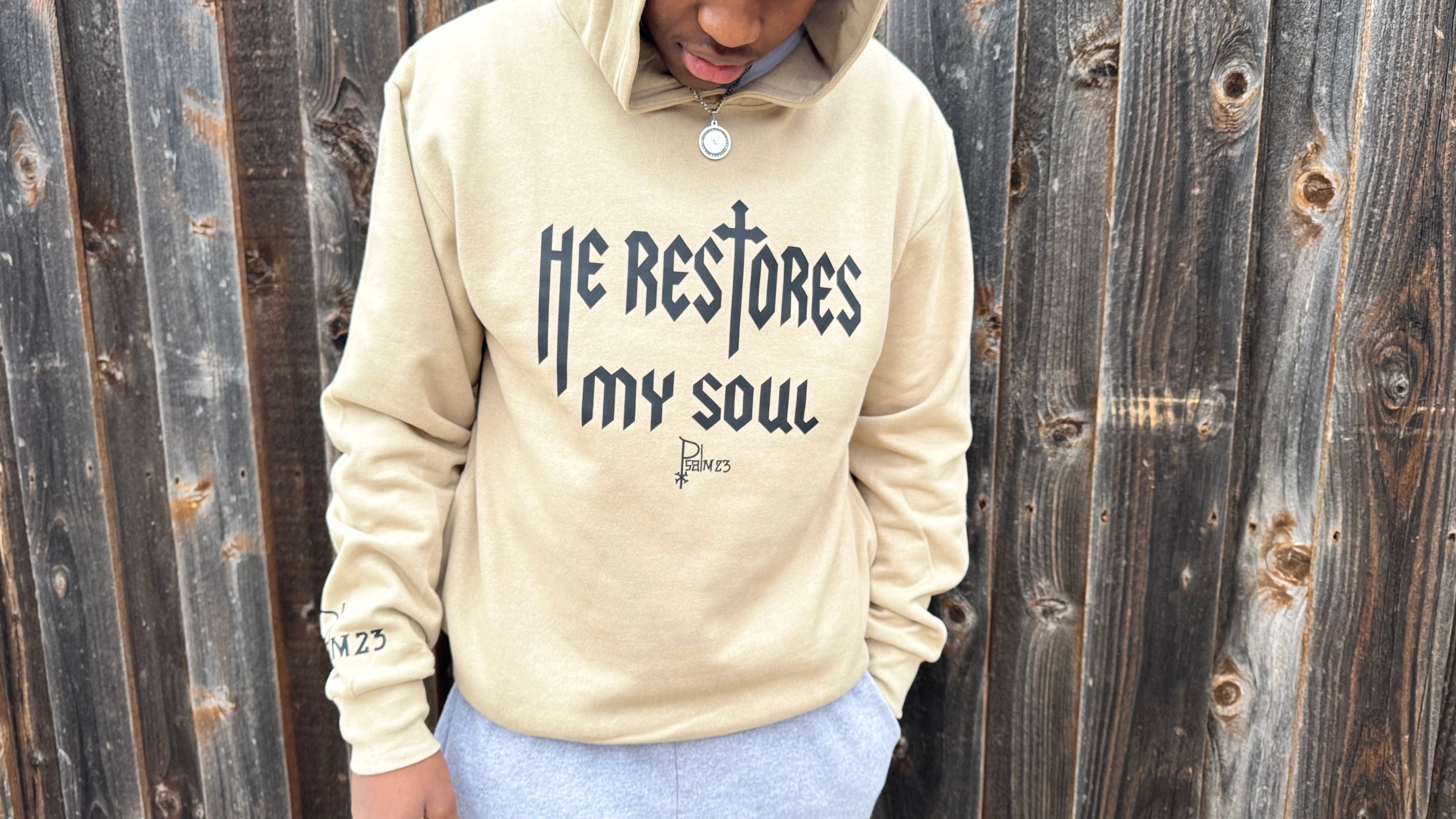 "He Restores My Soul" Hoodie