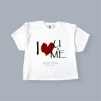 Mark 12:31 "I Love U & Me" Boxy Crop Tee